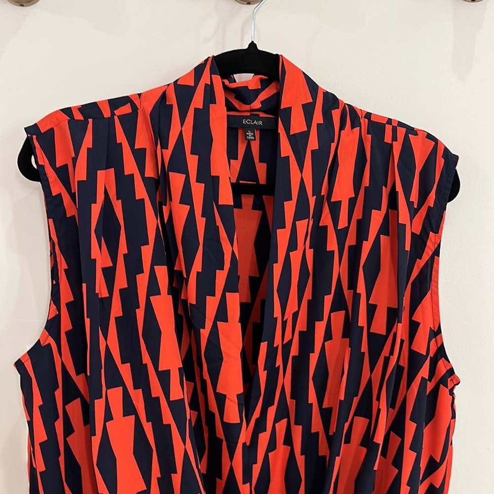 Bubble Hem Wrap Top - image 2